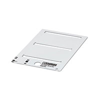 Phoenix Contact - 0829438 - LABEL ID/RATINGS 1.73"X0.28" WHT