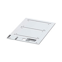 Phoenix Contact - 0828787 - LABEL ID/RATINGS 2.98"X2.13" WHT