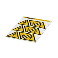 Phoenix Contact - 0830434 - LABEL ELECTRL WARN 1.97"X1.97"