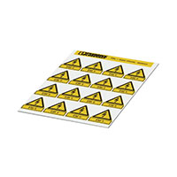 Phoenix Contact - 0830437 - LABEL ELECTRL WARN 0.98"X0.98"