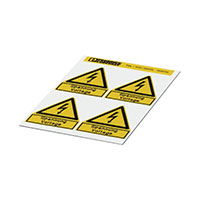 Phoenix Contact - 0830455 - LABEL ELECTRL WARN 1.97"X1.97"
