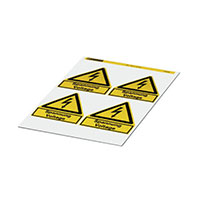 Phoenix Contact - 0830456 - LABEL ELECTRL WARN 3.94"X3.94"