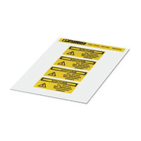 Phoenix Contact - 0830465 - LABEL ELECTRL WARN 2.05"X1.02"