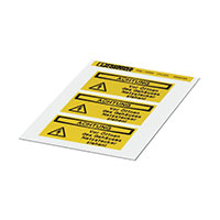 Phoenix Contact - 0830466 - LABEL ELECTRL WARN 2.91"X1.46"
