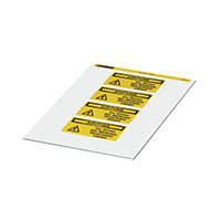 Phoenix Contact - 0830467 - LABEL ELECTRL WARN 4.13"X2.05"