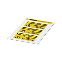 Phoenix Contact - 0830470 - LABEL ELECTRL WARN 2.91"X1.46"