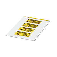 Phoenix Contact - 0830471 - LABEL ELECTRL WARN 4.13"X2.05"