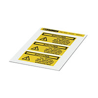 Phoenix Contact - 0830474 - LABEL ELECTRL WARN 2.91"X1.46"