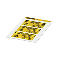Phoenix Contact - 0830478 - LABEL ELECTRL WARN 2.91"X1.46"