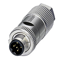 Phoenix Contact - 1413991 - CONN PLUG MALE M12 5POS GOLD IDC