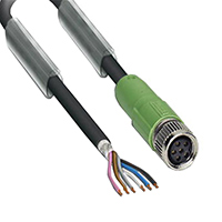 Phoenix Contact - 1522396 - CABLE 6POS M8 SOCKET-WIRE 1.5M