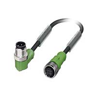 Phoenix Contact - 1668593 - CABLE 4POS M12 PLUG-SOCKET 0.3M