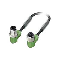 Phoenix Contact - 1668661 - CBL 3POS M12 R/A PLG-R/A SKT 3M