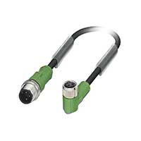 Phoenix Contact - 1668836 - CABLE 3POS STR PLUG-R/A SCKT .3M