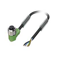 Phoenix Contact - 1669864 - CBL 5POS M12 R/A SOCKET-WIRE 3M