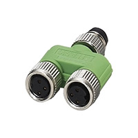 Phoenix Contact - 1696183 - CONN Y-ADAPTER 4P-3P/3P M-F/F