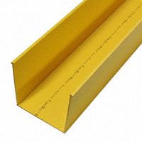 Panduit Corp - S4X4YL6NM - RACEWAY NOHOLE YLW 4X4"X 6'