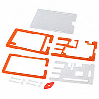 Pimoroni Ltd - PIM165 - CASE PLASTIC CLEAR/ORANGE