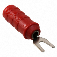 Pomona Electronics - 1614A-2 - SPADE LUG TO INS BANANA JACK RED