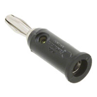 Pomona Electronics - 1325-0 - PLUG BANA SOLDRLSS NCKL BLK