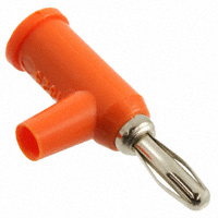 Pomona Electronics - 1825-3 - BANANA PLUG W/SHIELD  ORANGE