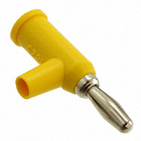 Pomona Electronics - 1825-4 - BANANA PLUG W/SHIELD YELLOW