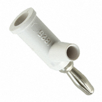 Pomona Electronics - 1825-9 - BANANA PLUG W/SHIELD WHITE