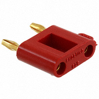 Pomona Electronics - 2035-2 - PLUG MINI DOUBLE BANANA RED