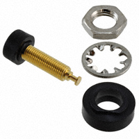 Pomona Electronics - 2854-0 - BANANA JACK PNL MT GOLD BLK