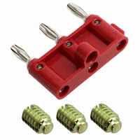 Pomona Electronics - 2970-2 - TRIPLE BANANA PLUG RED