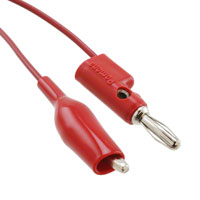 Pomona Electronics - 3220-12-2 - TEST LEAD BANANA TO GATOR 12"