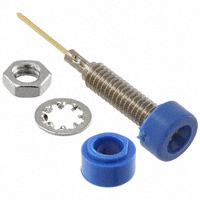 Pomona Electronics - 4773-6 - PIN TIP JACK W/WIRE WRAP BLUE