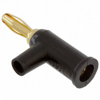 Pomona Electronics - 4897-0 - BANANA PLUG W/SHIELD GOLD BLACK