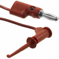 Pomona Electronics - 5053-24-2 - TEST LEAD BANANA TO GRABBER 24"