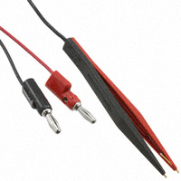 Pomona Electronics - 5143-K-48 - TEST LEAD BANA TO SMD TWEEZ 48"