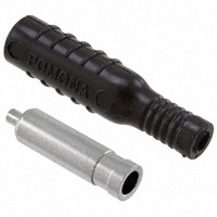 Pomona Electronics - 5167-0 - B-JACK W/BOOT 18-22AWG BLK