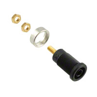 Pomona Electronics - 72912-0 - BANANA JACK PANEL MNT BLK