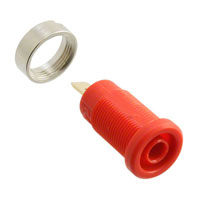 Pomona Electronics - 72913-2 - BANANA JACK PANEL MNT RED