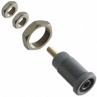 Pomona Electronics - 72930-8 - BANANA JACK PNL MNT GRAY