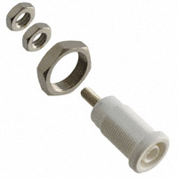 Pomona Electronics - 72930-9 - BANANA JACK PNL MNT WHITE