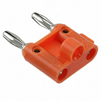 Pomona Electronics - MDP-3 - PLUG DBL BANANA W/WIRE GUIDE ORG