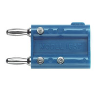 Pomona Electronics - 1837 - DOUBLE BANANA PLUG W/3 TERMINALS