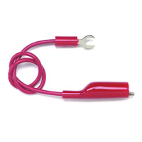 Pomona Electronics - 1960-36-2 - ALLIGATOR CLIP/SPADE LUG RED 36"