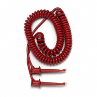 Pomona Electronics - 4537-2 - MINIGRABBER/PATCH CORD RED