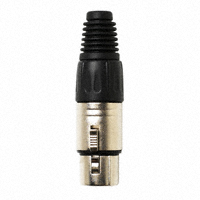 Pomona Electronics - 5125A - CONN XLR FMALE PLUG STRGHT 5SCKT