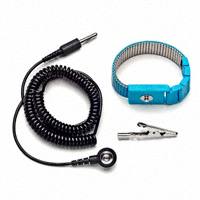 Pomona Electronics - 6084 - WRIST STRAP METAL W/CLIP & CORD