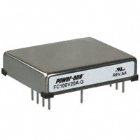 Bel Power Solutions - FC100V20A-G - LINE FILTER 100VDC 20A TH