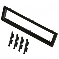 PRD Plastics - 6103010 - BEZEL 3.6" BLK PLAS W/O LENS 5PC