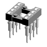 Preci-Dip - 612-83-308-41-001101 - CONN IC DIP SOCKET 8POS GOLD