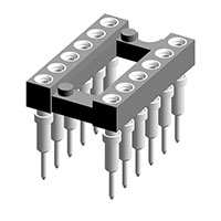 Preci-Dip - 612-87-312-41-001101 - CONN IC DIP SOCKET 12POS GOLD